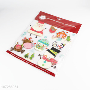 Good Sale Christmas 3D <em>Sticker</em> Festival Decorative <em>Wall</em> <em>Sticker</em>
