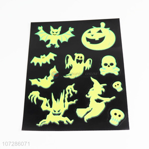 New Design Luminous Electrostatic Sticker For Halloween Decoration