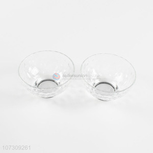 Wholesale Price Glass Food Container Clear Glass Bowl Set