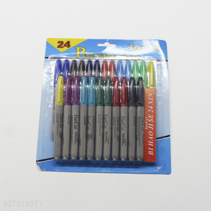 Low price 24 colors permanent marker <em>marking</em> <em>pen</em> for painting