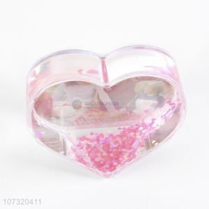Wholesale Home Decor Personalised Gifts Beautiful Heart Shaped Photo Frame Snowglobe