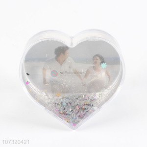 Wholesale Heart Shape Photo Frame Photo Snowglobe For Home Decor