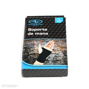 Wholesale Sport Knitted Wrist Brace Sleeves Hand Protection Palm Guard Support
