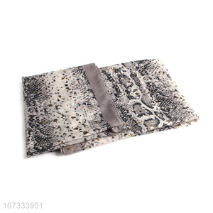 Excellent quality snake skin printed ladies scarf fashion scarf