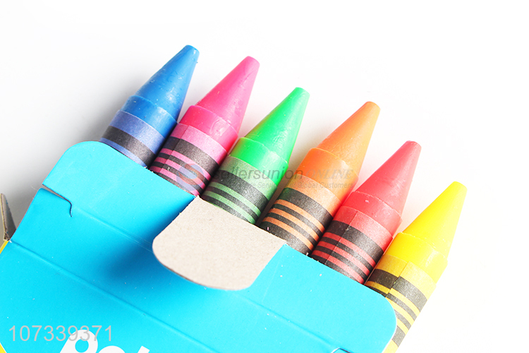 Best Selling 6 Colours Crayons Kids Color Pen