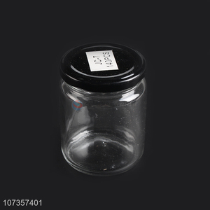 Low price clear airtight glass jar kitchen food storage jar