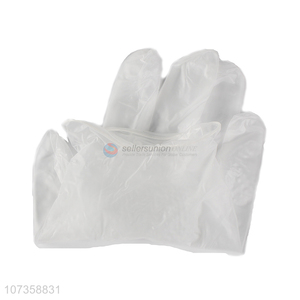 Wholesale transparent disposable examination pvc gloves protective gloves