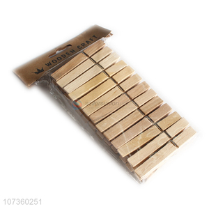 Wholesale Eco-Friendly Nature Wooden Laundry Heavy-Duty Clothes Peg Wooden Clothespins