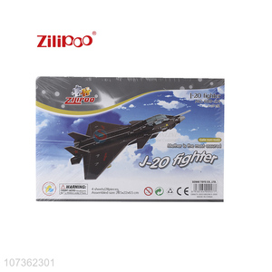Bottom Price 3D Puzzle J-20 Airplane Diy Educational Toys For Childrens Gifts