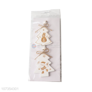 Popular product wooden ornaments xmas tree hanging tags