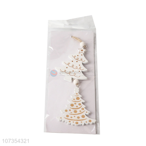 Hot sale 2pieces decorative hanging ornaments for christmas