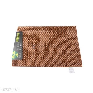 Latest arrival soft microfiber chenille floor mat non-slip door mat