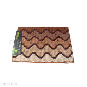 Factory price mildewproof microfiber chenille floor mat anti-slip door mat
