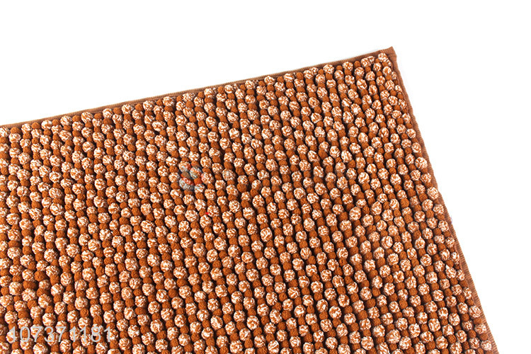 Latest arrival soft micorfiber chenille floor mat non-slip door mat