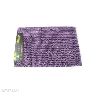 Excellent quality wet conduction microfiber chenille floor mat non-slip carpet