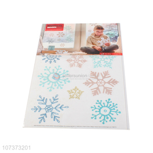Best selling reusable window static cling sticker snowflake stickers