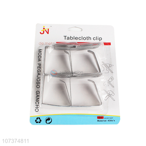 Custom Tableware Pattern Metal Tablecloth Clips