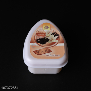 China manufacturer mini gel vanilla fragrance car air freshener
