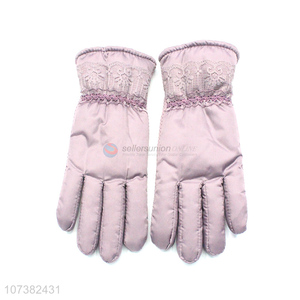Bottom Price Winter Gloves Warm Gloves Ladies Full Finger Fashion Gloves
