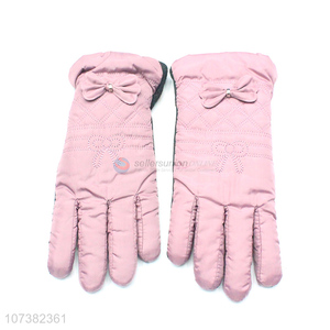 Top Selling Winter Warm Fashion Women Full Finger Gloves