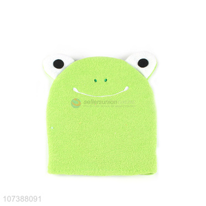 Cartoon Frog Design Bath Scrubber Shower Gloves