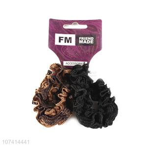 Promotional cheap falbala hair band elastic hair ties