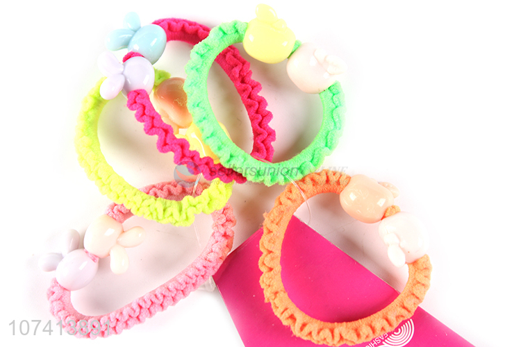 Suitable price colorful children hair rope elastic hair band