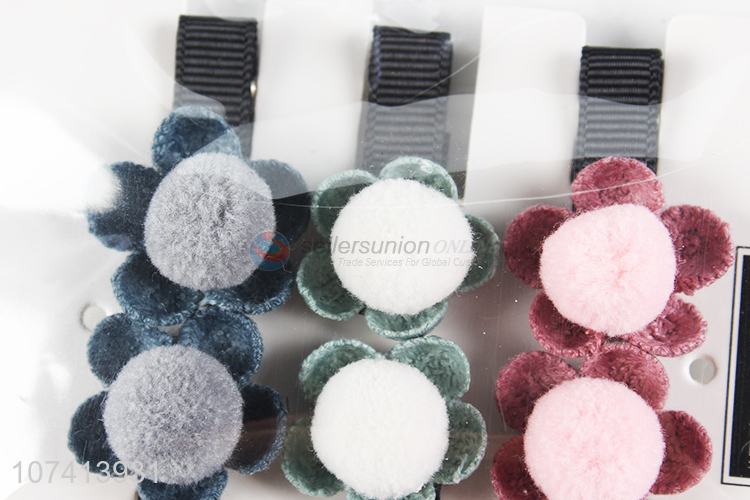Hot selling fashion Korean style flower hairpin hair clips