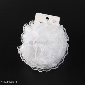 Most popular fashion 3d flower hair ring elastic hair rope