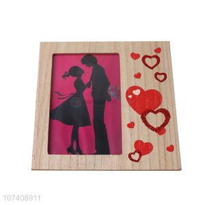 New style home decor wooden frame for couple