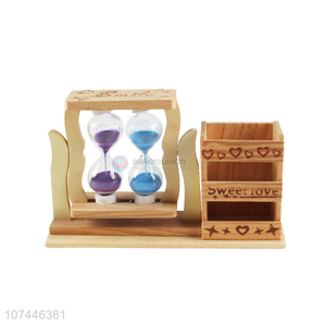 Custom Wooden <em>Crafts</em> Sand Clock Fashion Desktop Ornament