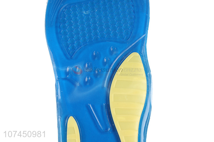 Wholesale Comfortable Anti-Slip Shock-Absorbing Tpe Insoles