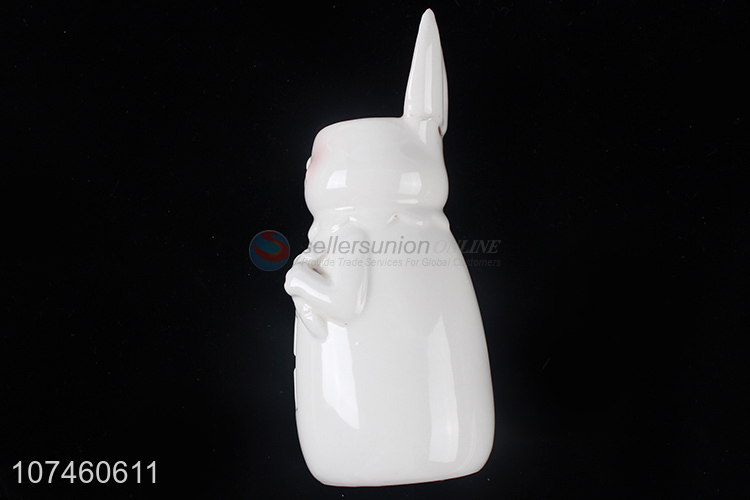 Wholesale Cartoon Animal Shape Ceramic Flower Vase Porcelain Craft