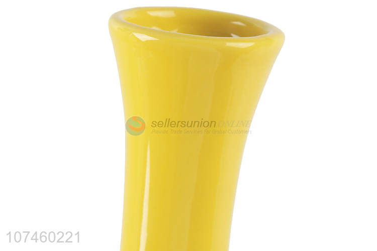 Wholesale Ceramic Receptacle Flower Vase For Home Decoration