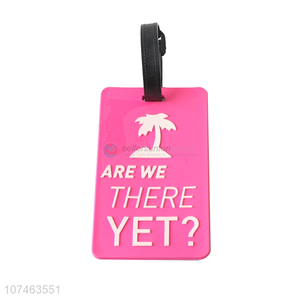 New arrival pink suitcase tag fashion luggage tag
