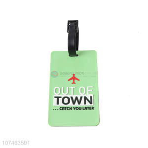 Factory wholesale green boarding luggage tags
