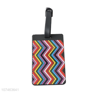 Good price color corrugated luggage tag suitcase tag