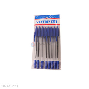 Online wholesale stationery 8 pieces plastic <em>ball</em>-<em>point</em> <em>pen</em> <em>ball</em> pens