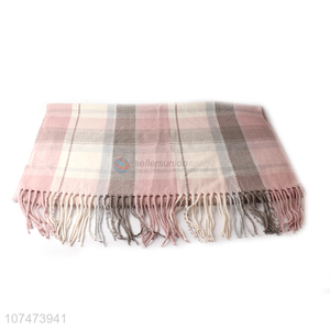 Wholesale ladies <em>scarf</em> decorated shawl with fringe