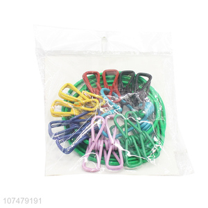 Wholesale Colorful Clothes Pin With <em>Clothesline</em> Set