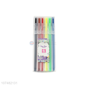High Quality 6 Pieces Water Color <em>Pen</em> <em>Marking</em> <em>Pen</em> Set