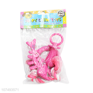 Wholesale Rope Fishbone Puppy Cat Chew Toy Pet Toy