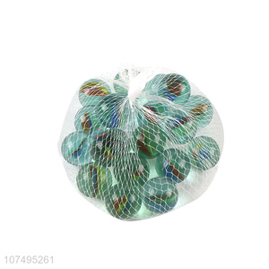 Good quality 3 petal 25mm glass marbles for <em>aquarium</em> decoration
