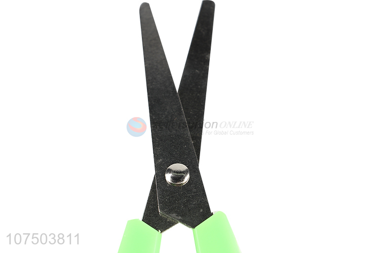 Suitable Price Colored Handle Stainless Steel Student Paper Cutting Scissors