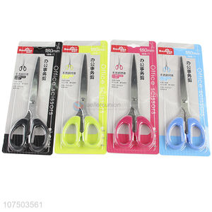 Best Sale Comfortable Handle Stainless Steel Office Stationery Scissors