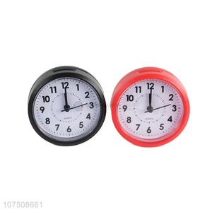 Factory price plastic alarm clock quartz table clock