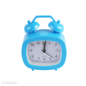 Factory price twin bell alarm clock <em>desk</em> clock for kids