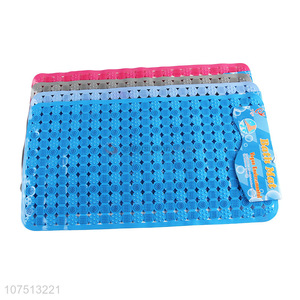 Hot selling household anti-slip waterproof pvc bath mat shower mat