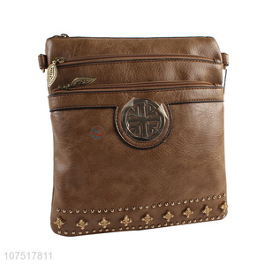 Classic Design PU Leather Single Shoulder Bag