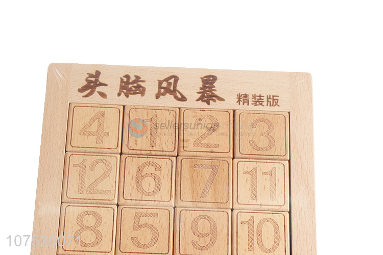 Promotional educational number Chinese sliding block toy for kids